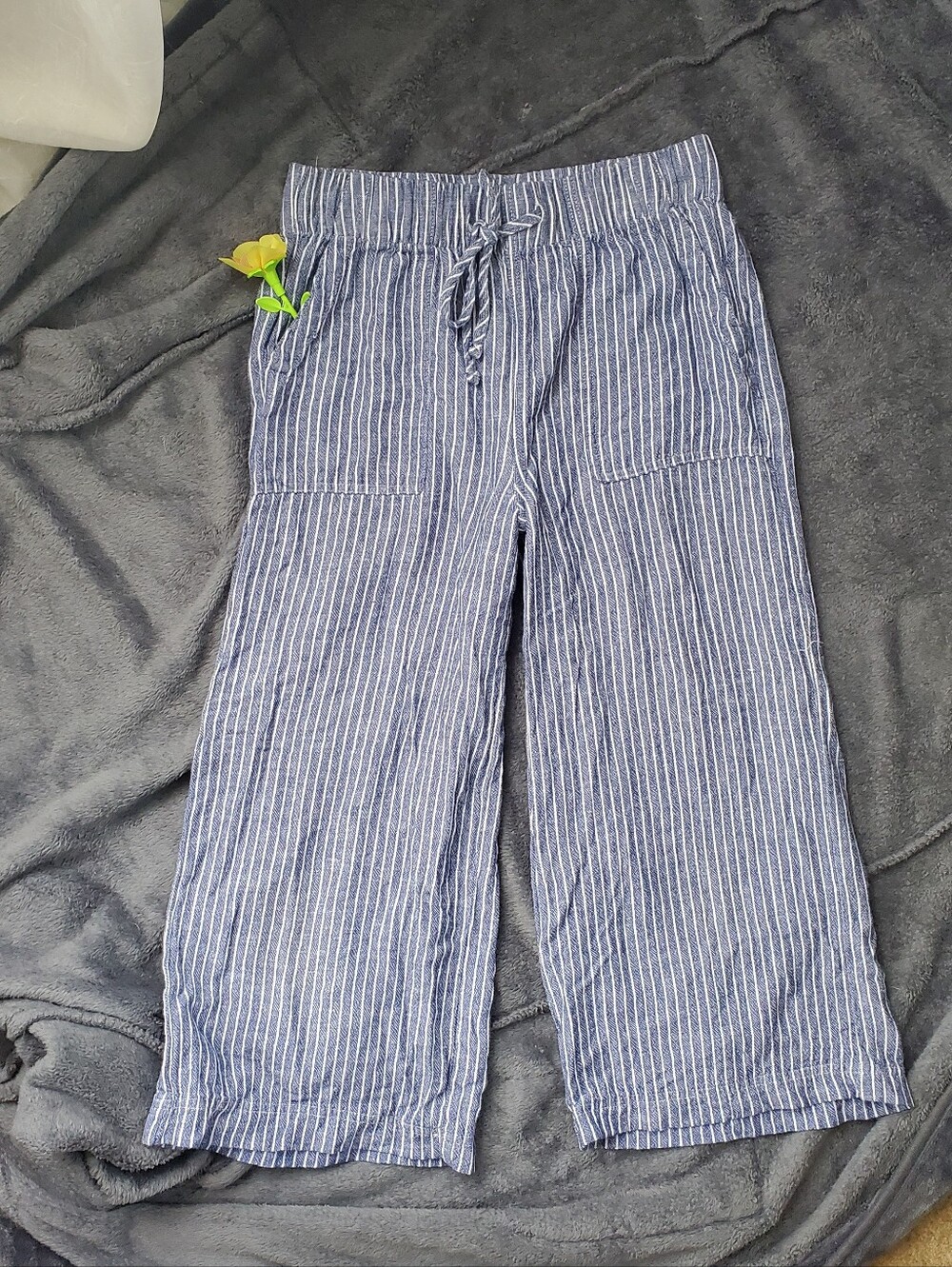 Thread & Supply Co Blue and White Striped Pants